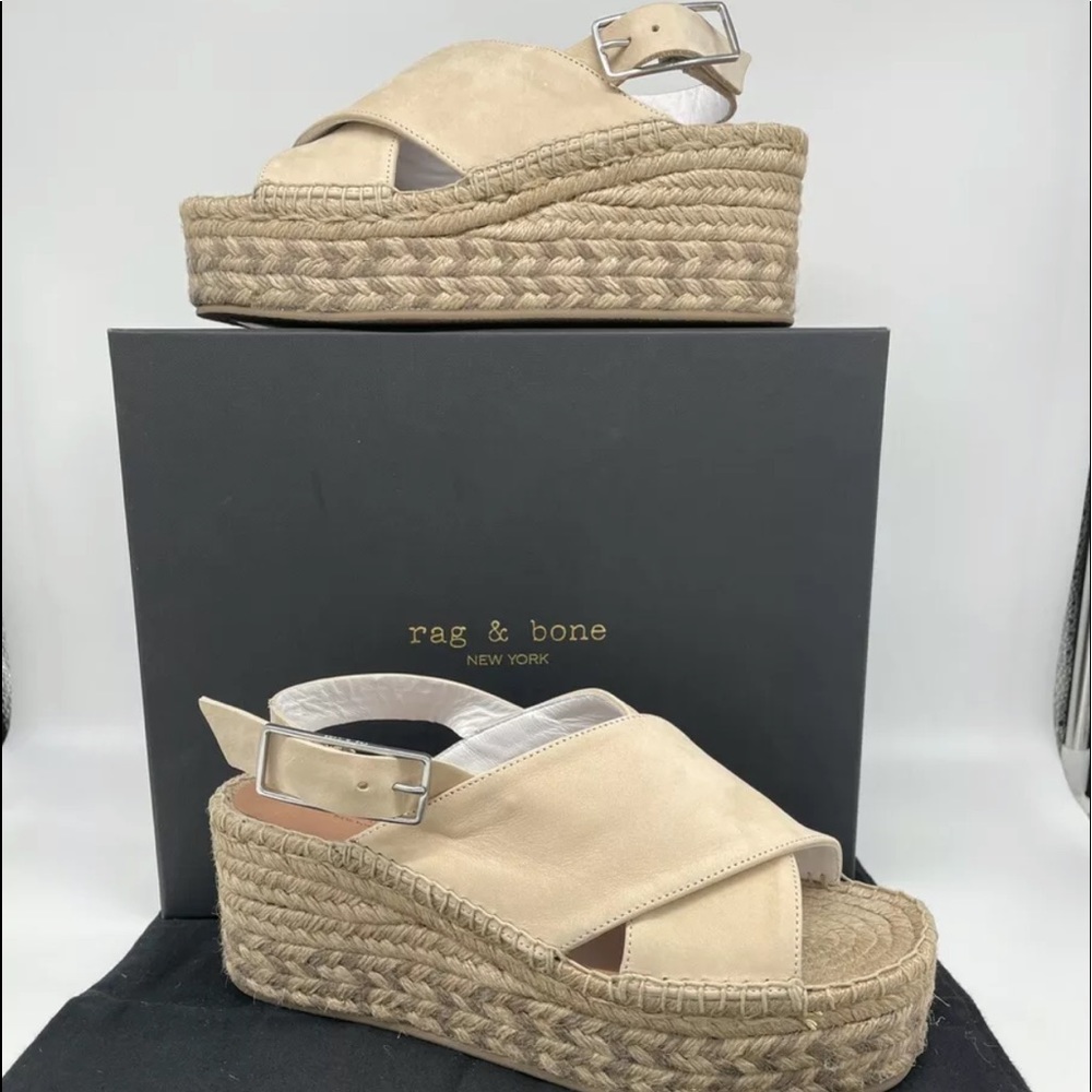 rag & bone platform sandals. NWT. Size 39. Box and dust bag included.